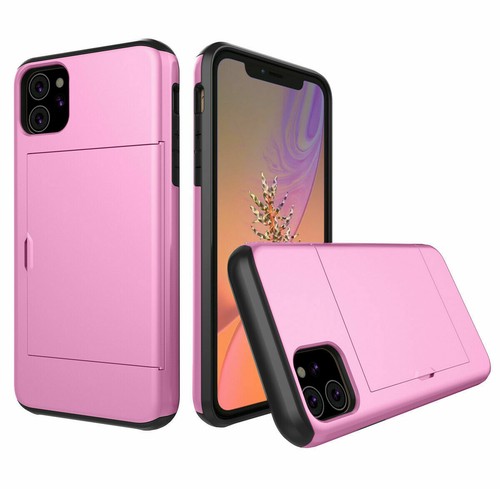Für iPhone 16 15 14 13 12 11 SE Pro Max Kartenfach Halter Stoßfest Wallet Case - Bild 12 von 15
