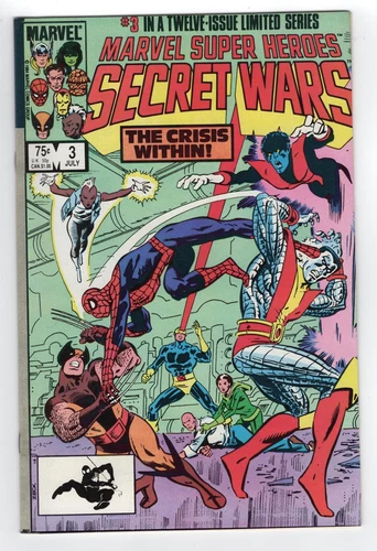1984 MARVEL SUPER HEROES SECRET WARS 3 1ST VOLCANA & TITANIA PRINTING ERROR RARE