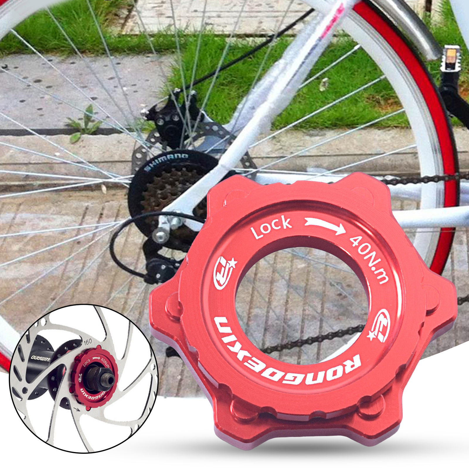 Hub Centerlock Vivid Color Antioxidation Cycling Bike 6bolt Disc