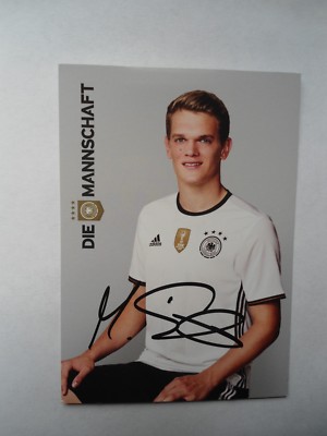 Matthias Ginter Autogrammkarte Ak DFB EM 2016 Original signiert LOOK NEU TOP