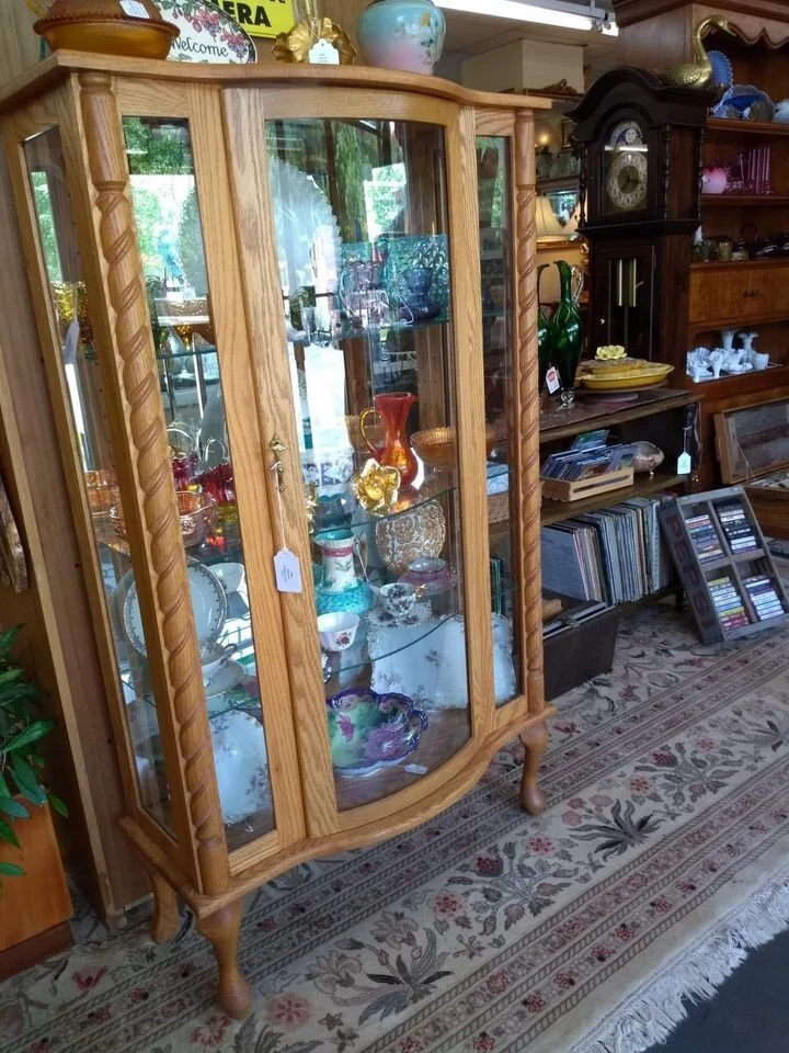 Vintage Amish Curio Cabinet