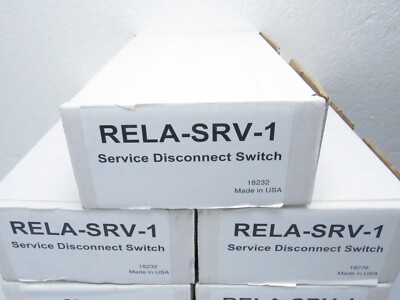 Edwards EST RELA-SRV-1 Service Disconnect Switch RELA-SRV1 [CTOKT]