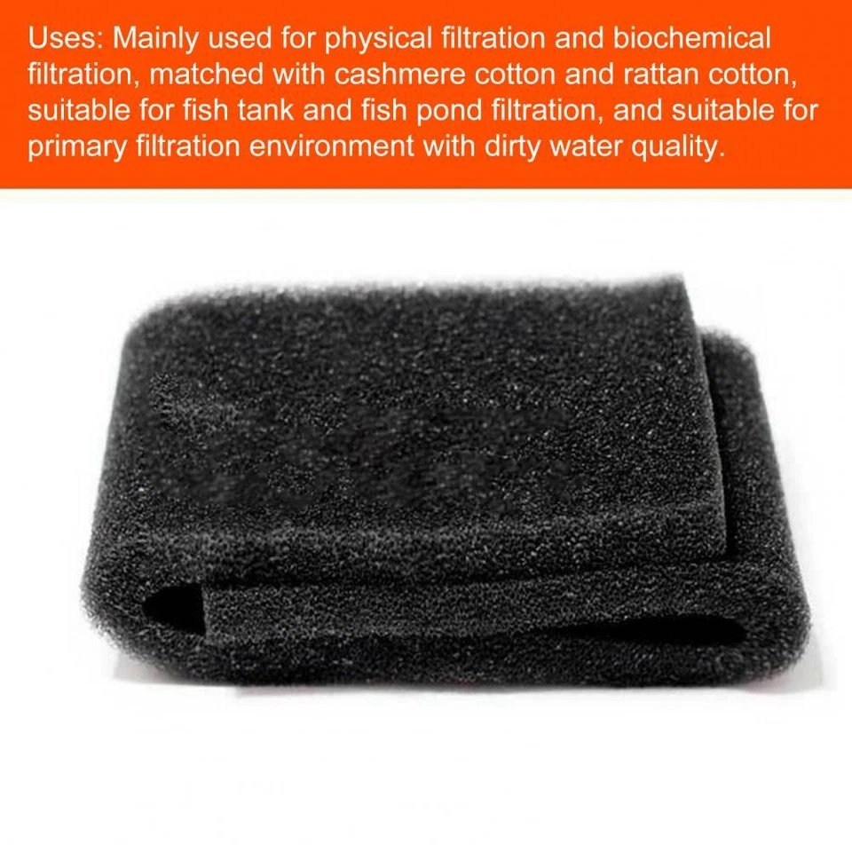 Bio Sponge Filter Media Pad Cut-to-fit Foam for Aquarium Fish Pond Reef Canister - Image 4 of 4