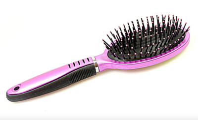 Neue Kunststoff Oval Kamm Haarbürste 22,5 cm Verschiedene Farben Körperpflege UK