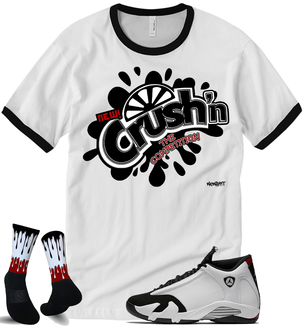 We Will Fit shirt to match Jordan 14 Black toe Ferrari | eBay