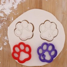 2 pack of Cute Dog Paw Cookie Cutter Combo- 2.2x2.1