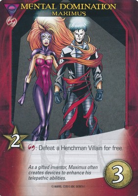 MAXIMUS 2015 Upper Deck Marvel Legendary MENTAL DOMINATION MEDUSA