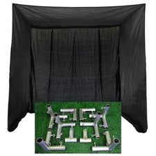 5'D x 10'H x 10'W Golf Net with baffle and frame corners