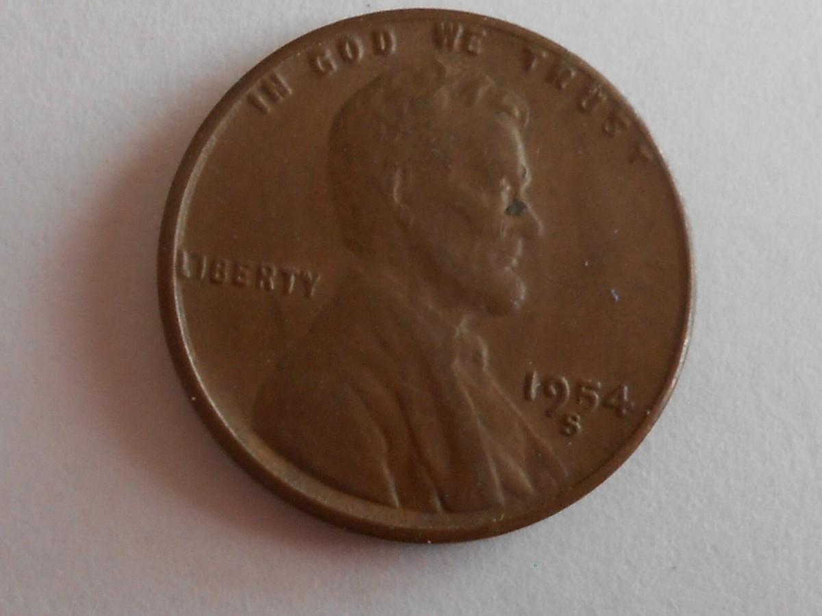 沙々良です 1954 s wheat penny with date error and L error in liberty | eBay