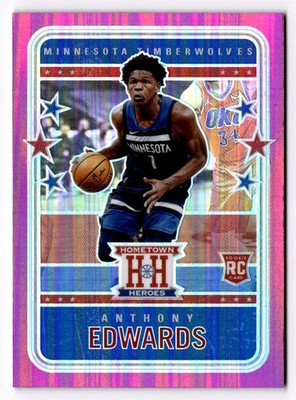 2020-21 Panini Chronicles Anthony Edwards #546 Pink Minnesota Timberwolves