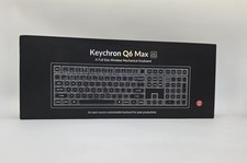 Keychron Q6 Max Full-Size Wireless Mechanical Keyboard Carbon Black Banana QMK