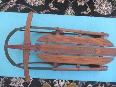 Vintage American Acme Snow King 236 Sled 35'' Long - VGC - LOCAL PICKUP