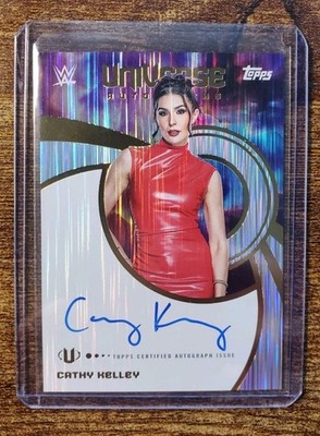 2025 WWE Topps Universe CATHY KELLEY On Card Auto