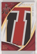 2017-18 Panini Immaculate Team Logo 1/5 Kris Dunn #JP-KDN Jumbo Patch 2ct