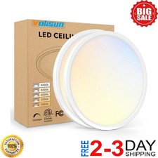 LED Flush Mount Ceiling Light - 5 Color Temp