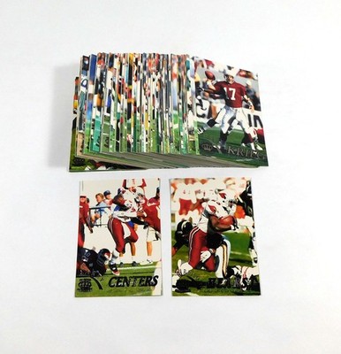 1996 Pacific Gridiron Review Football Near Complete Set (124/125) Missing #79
