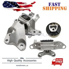 3pcs For 2016-2019 Chevrolet Cruze 1.4l Turbo Engine Transmission Mounts Set 3pcs For 2016-2019 Chevrolet Cruze 1.4l Turbo Engine Transmission Mounts Set