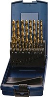Tecwerk Spiralbohrersatz DIN 338 Typn D.1-13X0,5Mm HSS Tin 25Tlg.Ku.-Kass.
