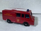 Vintage MATCHBOX LESNEY #57 LAND ROVER FIRE TRUCK KENT BRIGADE