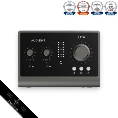 Audient iD14 mkII USB-C Audio Interface 10in 6out 10x6 Schwarz iD14mkII mk2 J...