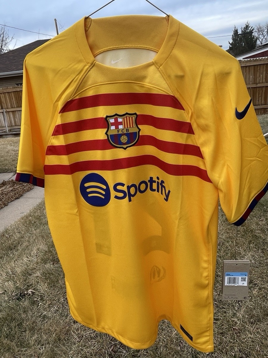 Nike Barcelona 2023 2024 Lamine Yamal Fourth Jersey Medium | eBay