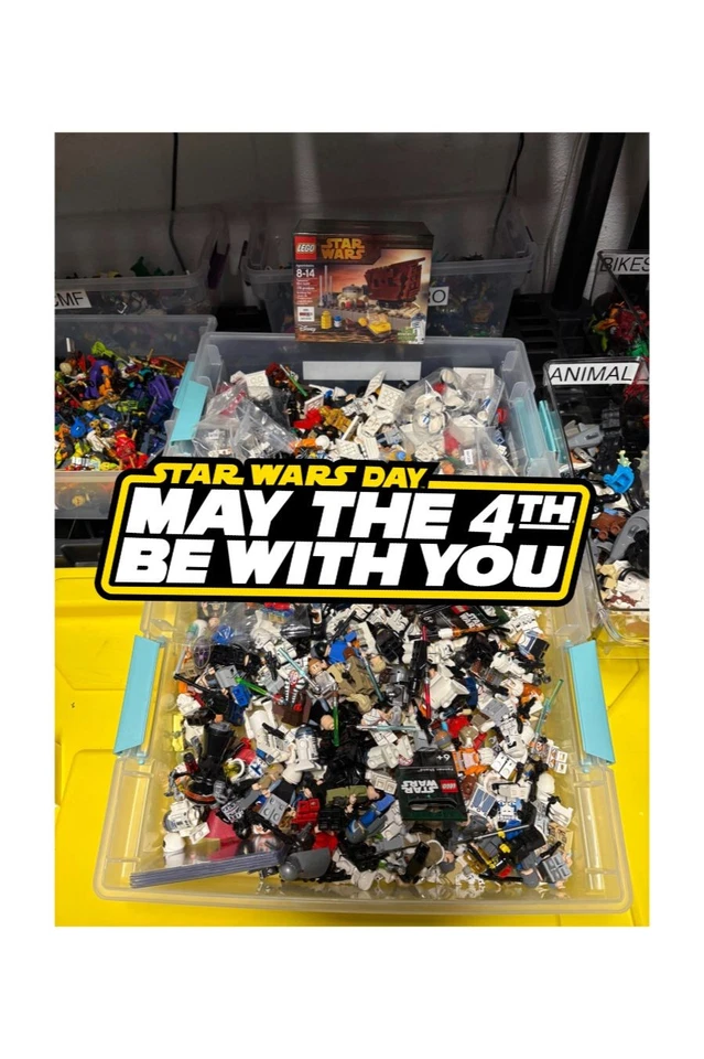 $1.00 Starts on all LEGO® Star Wars Minifigures on HUGE May the 4th SHOW!