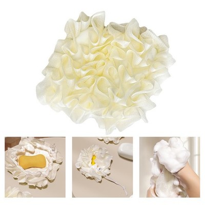 Peeling Soft Luffa Badeball mit Seifenspender zur erfrischenden Reinigung