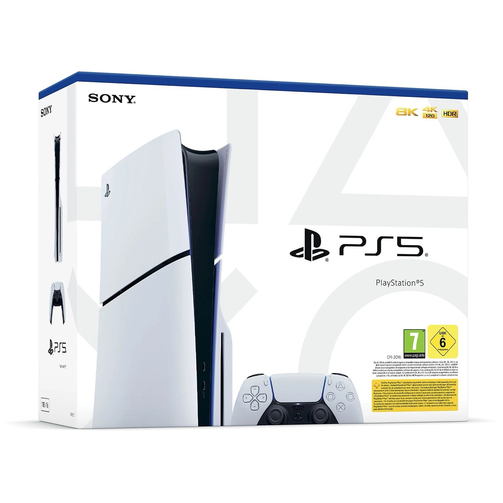 Sony PS5 Slim Edizione Blu-Ray disco 1TB Console - Bianco