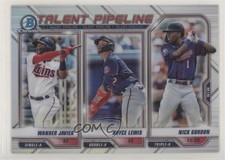 2021 Bowman Talent Pipeline Nick Gordon Royce Lewis Wander Javier #TP-MIN fm0