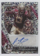2021 Panini Prizm Draft Picks Circles Joshua Kaindoh #DPA-JOK Auto 05ky