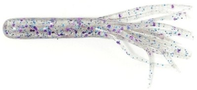 D.C.2-3/4''DROPSHOT TUBE(10)DISCO SHAD (smoke/purple blue)