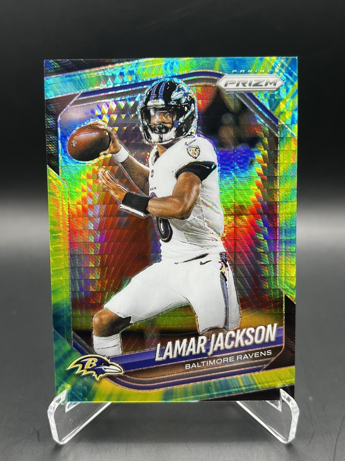 2025 Panini Prizm - Lamar Jackson Hyper Prizm /200 #78 | Baltimore Ravens🚨
