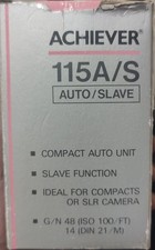 Achiever 115a/S AUTO Flash Unit For Film Camera Vintage EUC IOB