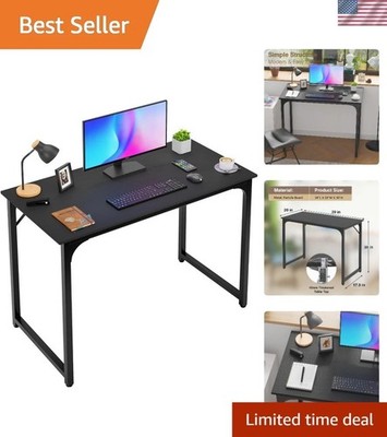 39 inches Computer Desk, Modern Simple Style Desk for Home Office, Study Stud...