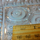 2 Vintage Anchor Hocking Bubbles Colonial Lady Circles Snack Tray 10"x6" 1 chip — photo 6