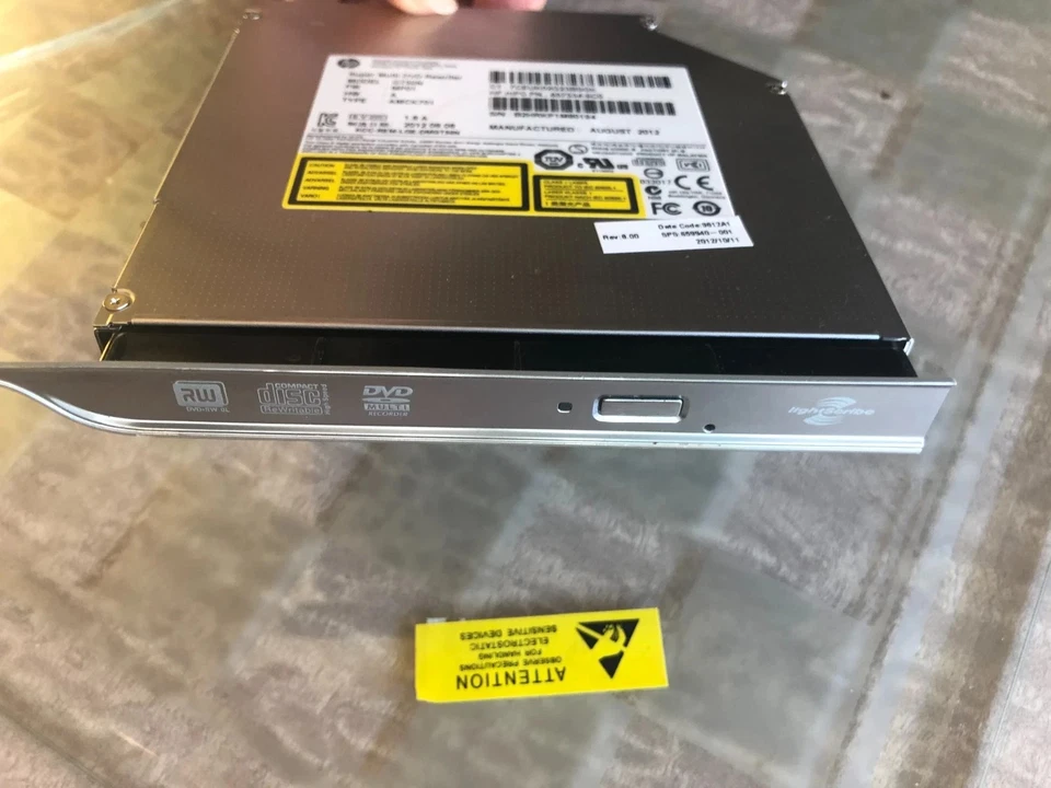 Unidad grabadora de DVD HP DV5-1000 DV6-1000 Bluray BD-ROM Foto 3 de 3