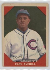 1960 Fleer Baseball Greats Earl Averill #71 HOF 0f83