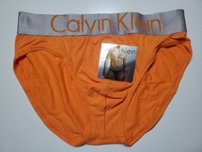 Calvin Klein Steel - Microfiber Hip Brief - Orange - Size M - BNWT