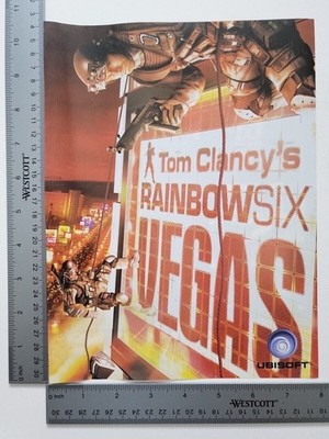 Tom Clancys Rainbow Six Vegas Vintage Original Print Ad / Poster Game Gift Art