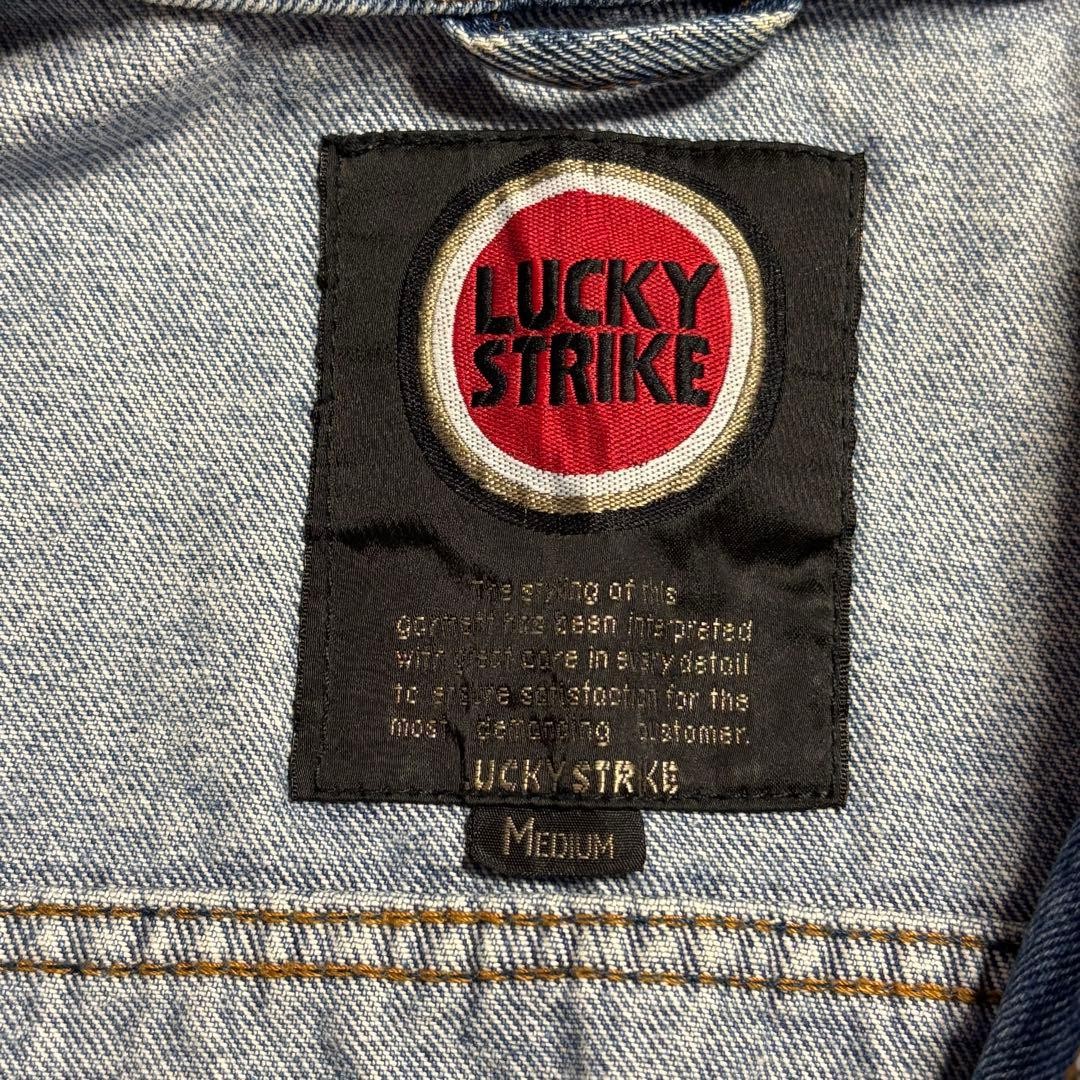 Lucky Strike Denim Jacket M Size Men Rare Model Limited Edition