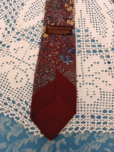 Cravatta Gucci Made Italy Classica 100% seta silk krawatte cravate Foto . R1 - Foto 8 di 20