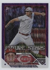 2023 Topps Series 2 Future Stars Retail Purple Foil /799 Nick Lodolo #406 05gv