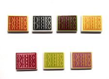 Série complète de fèves FAUCHON 2000 Numérotées Perso Publicitaires *196