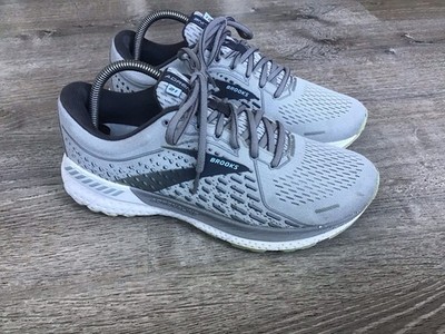 Brooks Adrenaline GTS 21 Women s Size 9.5 Wide Grey Running Shoes 1203291D061