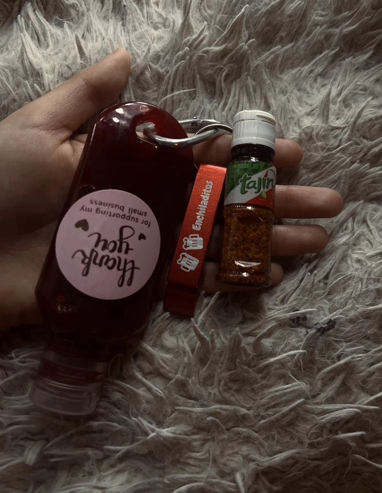 Chamoy Con Su Destapador Y Su Mini Tajin Foto 4 de 4