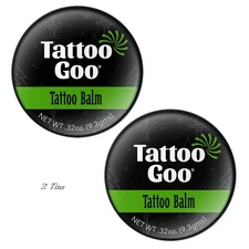 Tattoo Aftercare Ointment Goo Salve Tattoo 2pcs 9.3g (.33oz) Tin