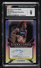 2021 Panini Prizm WNBA Signatures Silver Myisha Hines-Allen CGC 9 Mint Auto 0h2x