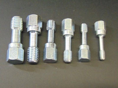6pc UNC Rethreading Chaser Tap Set 1/4'' - 9/16'' Coarse Thread  Made in USA!