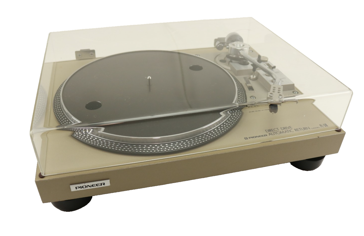 Vintage Pioneer PL-518 Direct Drive Auto Return Turntable with