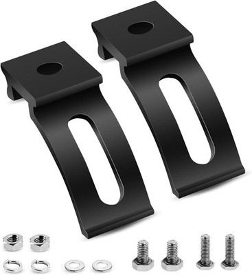 Base Mounting Bracket LED Light Bar Universal Slide Mounting Brackets 2PCS Adjus